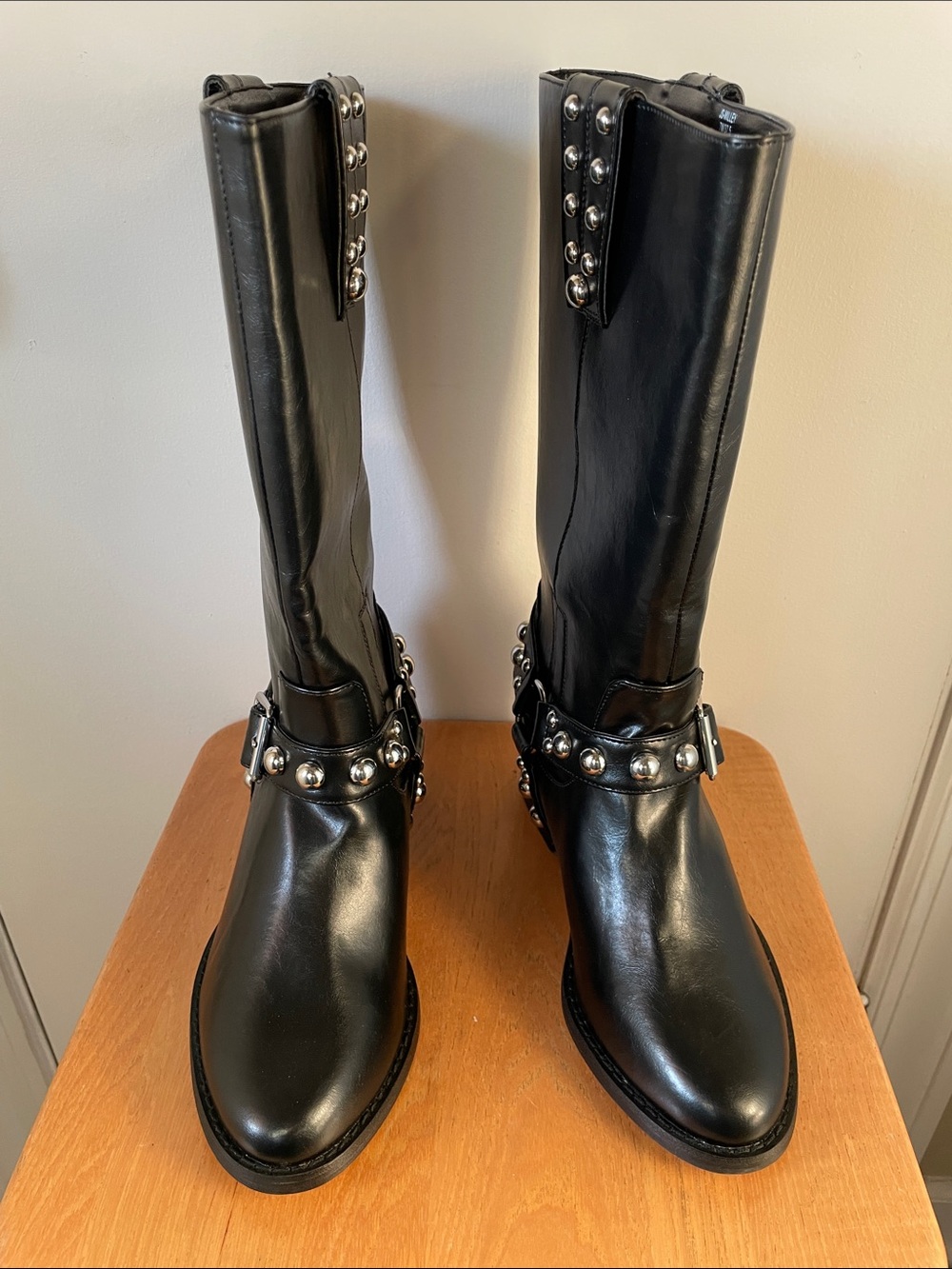 Jessica Simpson Studded Black Mid-Calf Boots - Women New Size 7